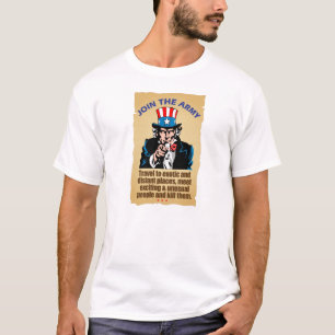 Gå med armén - Uncle Sam T-shirt