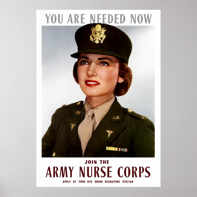 Gå med arméns sjukkår poster (Framsidan)