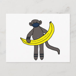 Gå med Bananas över dig Vykort