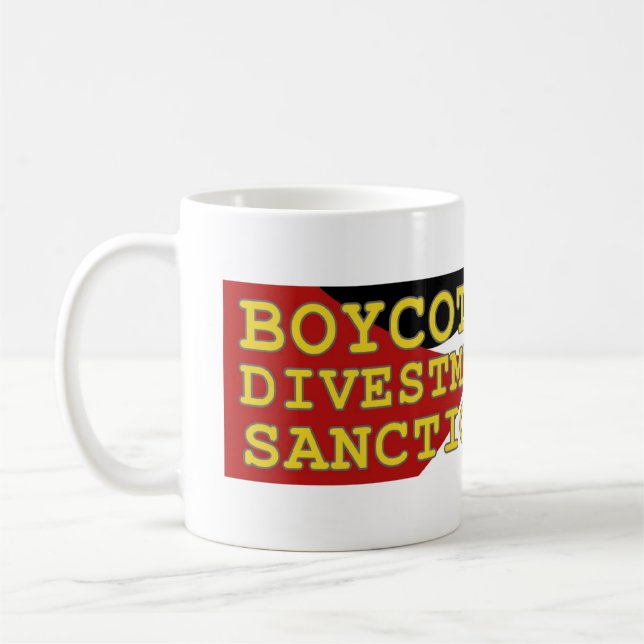 Gå med BDS-rörelseservice Palestina Kaffemugg (Vänster)
