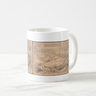 Gå med Circus! Glaskaffe Mugg, fryst Kaffemugg