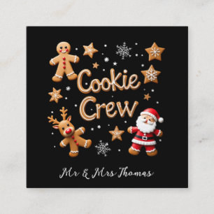 Gå med cookie Crew Din ultimata jul Fyrkantigt Visitkort