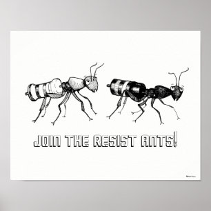Gå med de motstående anterna! Poster