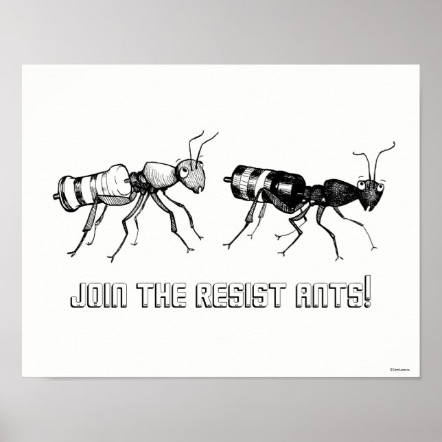 Gå med de motstående anterna! Poster (Framsidan)