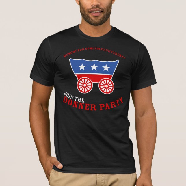 Gå med den Donner partyT-tröja Tee Shirt (Framsida)