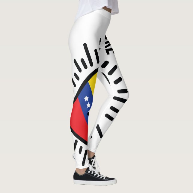 gå med din venezuelanska hjärta leggings (Höger)
