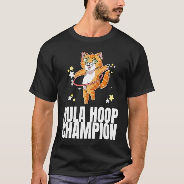 Gå Med Ditt Flöde Dans Träningsövning Hooper Katt T Shirt (Framsida)