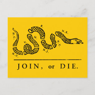 Gå med eller Die - Libertarian Vykort