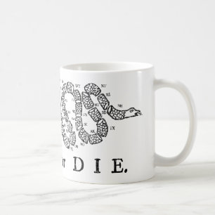 gå med eller dö 50 stater kaffemugg