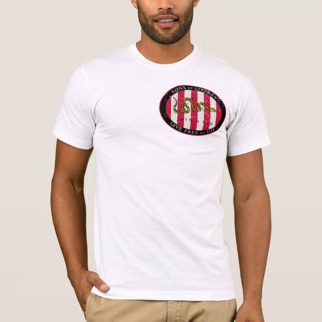 Gå med eller dö den skräddarsy T-tröja - Tee Shirt (Framsida)