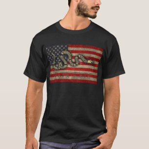 Gå med eller dö - flagga t shirt
