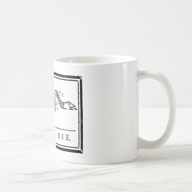 Gå med eller dö kaffemugg (Höger)