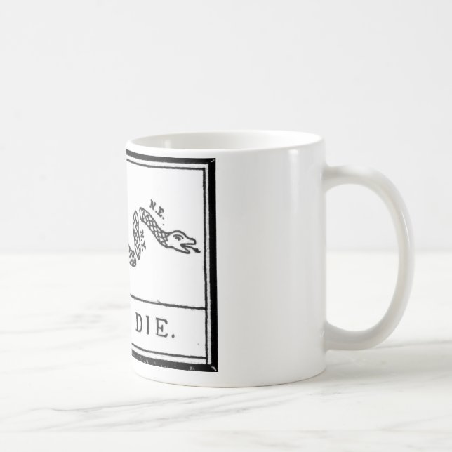 Gå med eller dö kaffemugg (Höger)