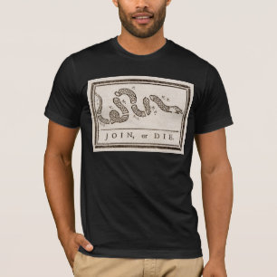 Gå med eller dö Skallerorm: Tecknad serie Benjamin T Shirt