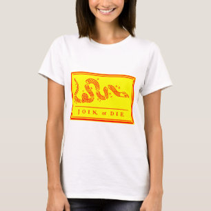 Gå med eller dölj #USAPatriotGraphics ©WhiteTigerL T Shirt