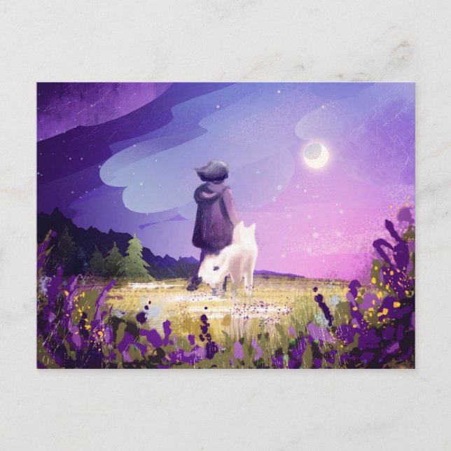 Gå med en vän vykort (Framsida)