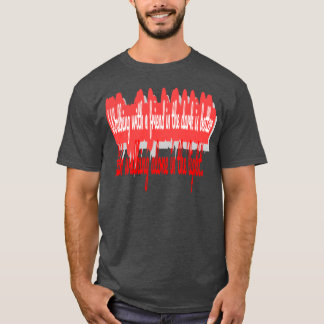 Gå med en vängåva t shirt