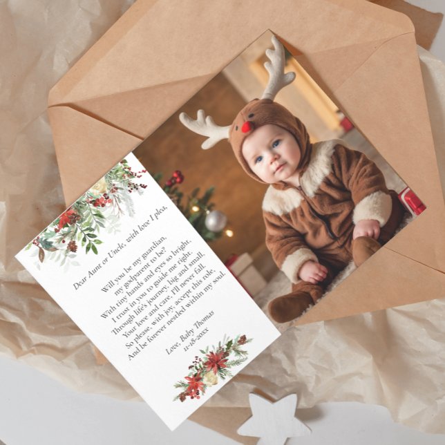 Gå med Festive Roligt Kommer du att bli min Godför Inbjudningar (Skapare uppladdad)