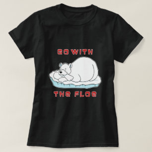 Gå Med Floden Isbjörn T-shirt