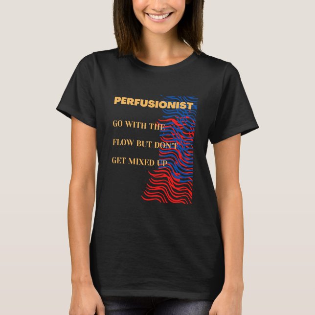Gå med flödet - Förvirring T Shirt (Framsida)