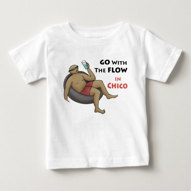 Gå med flödet i Chico Tee Shirt (Framsida)