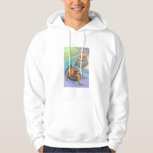 Gå med flödet med Sten Vatten blommans essens Sweatshirt Med Luva