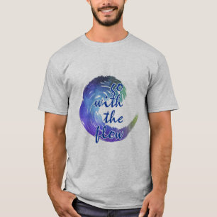 gå med flödet t shirt