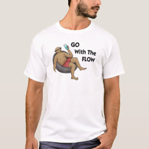 Gå med flödet tee shirt