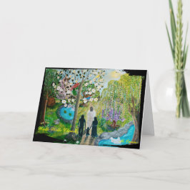 Gå med hälsningskort för Kristus Kort