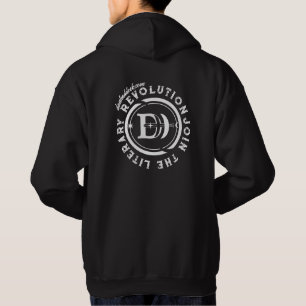 Gå med i den litterära revolutionen: Rebel Fiction Hoodie