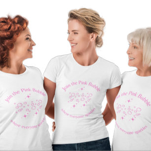 Gå med i Rosa Bubblan T Shirt