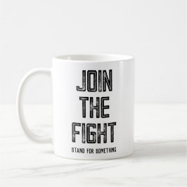 Gå med kampen kaffemugg
