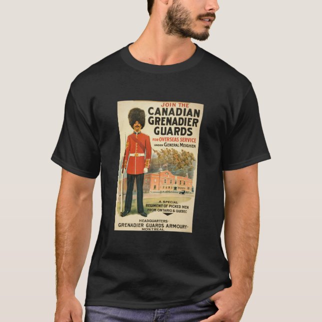 Gå med kanadensiska Grenadiers T Shirt (Framsida)