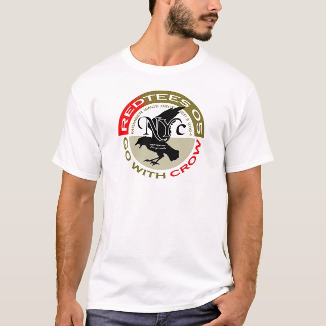 gå med kråkan tee shirt (Framsida)