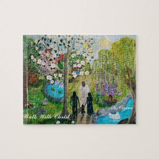 Gå med Kristus Puzzle Pussel (Horisontell)