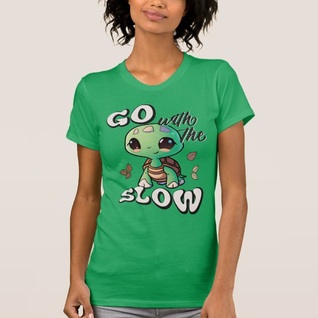 Gå med långsamt t shirt (Framsida)
