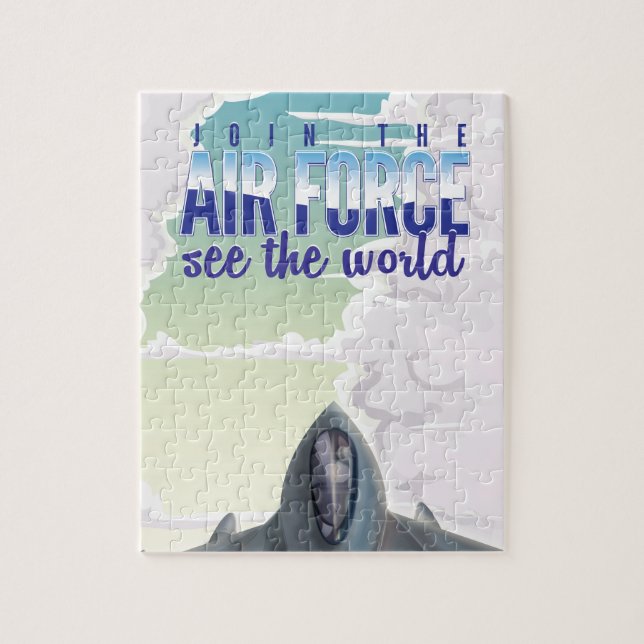 Gå med Luft-styrkans Poster Pussel (Vertikal)
