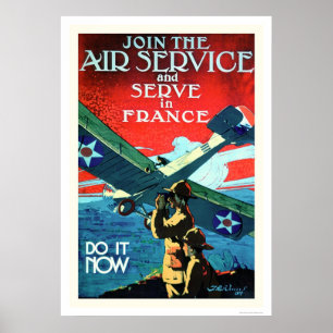 Gå med luften som är tjänste- och som är serveraa poster