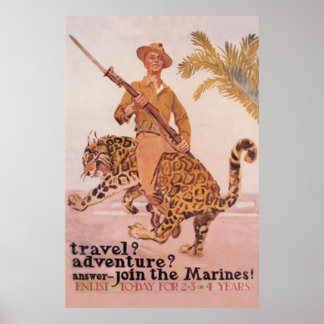 Gå med marinlista i dag poster