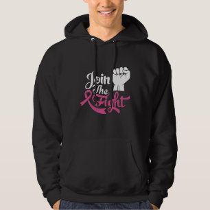 Gå med medvetenheten om bröstcancer i kampen för b hoodie