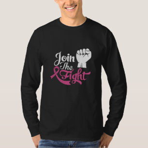 Gå med medvetenheten om bröstcancer i kampen för b t shirt