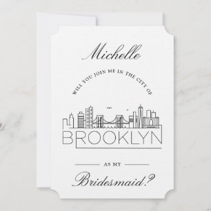 Gå med mig i Brooklyn   Begäran från Brudens sida Inbjudningar