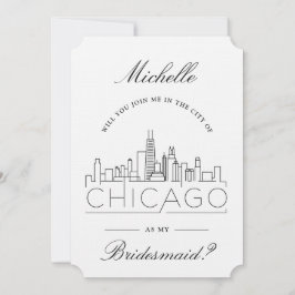 Gå med mig i Chicago | Begäran från Brudens sida Inbjudningar