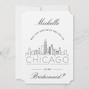 Gå med mig i Chicago   Begäran från Brudens sida Inbjudningar