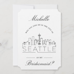 Gå med mig i Seattle   Begäran från Brudens sida Inbjudningar