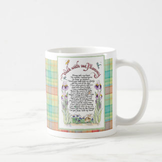 Gå med mig mammor, dikt, Calligraphied Kaffemugg