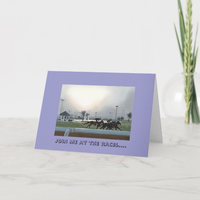 Gå med mig på tävlingarna kort (Framsida)