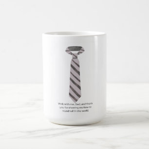 Gå Med Mig Pappa Rörande Fars Dag Krage Citat Kaffemugg