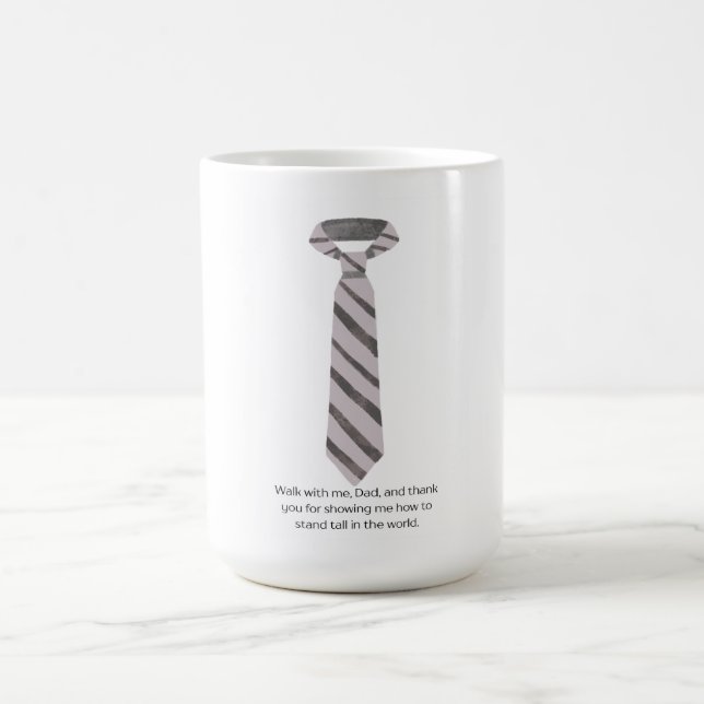 Gå Med Mig Pappa Rörande Fars Dag Krage Citat  Kaffemugg (Center)