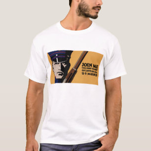 Gå med mig ~ US Marines Tee